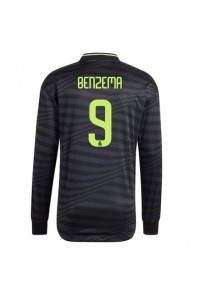Real Madrid Karim Benzema #9 Voetbaltruitje 3e tenue 2022-23 Lange Mouw